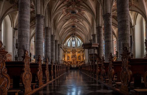 Weert, Limburg, The Netherlands - Gothic interior design of the 
