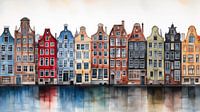 Grachtenhäuser in Amsterdam