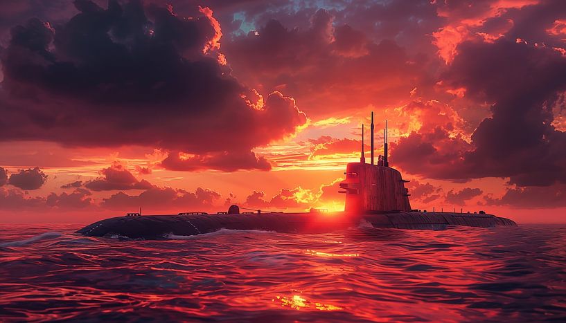 Sonnenaufgang im U-Boot von TheXclusive Art