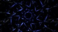 Blauw, wit, zwart beeld