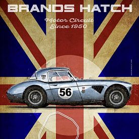 Brands Hatch Healey Vintage sur Theodor Decker