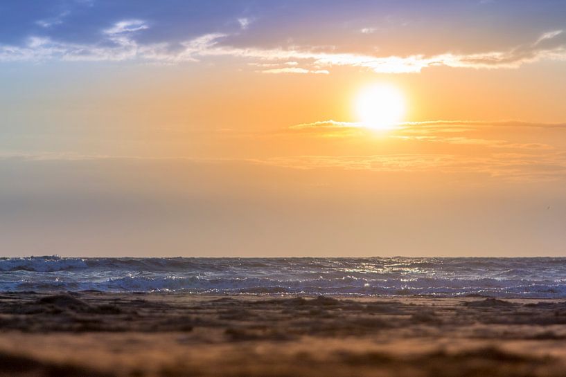 Zonsondergang strand van thomaswphotography