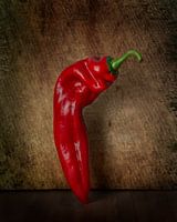 Stilleven van een Puntpaprika