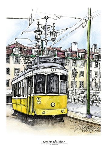 Lisbon Poster 2 - Tram