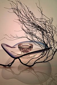 Nature morte moderne. Verre 3. Le minimalisme. Japonais.