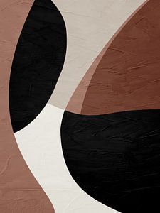 Moderne Abstrakte Organische Geometrische Farbkunst