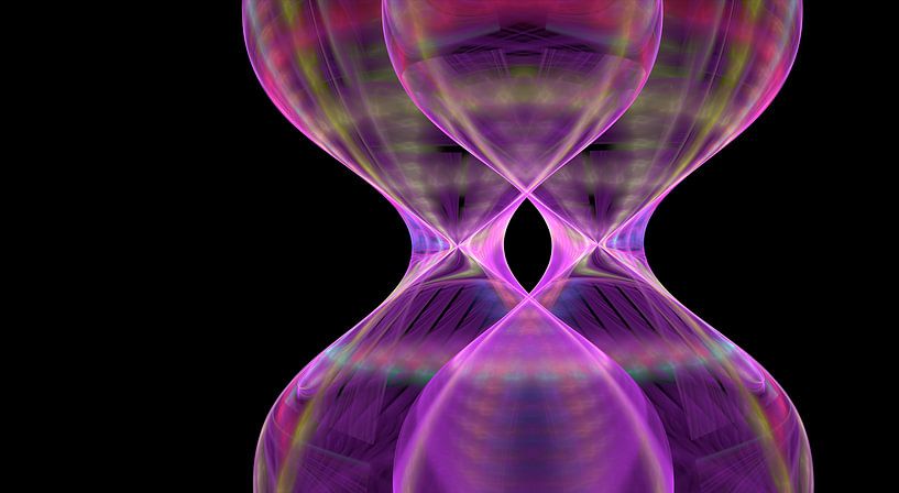 Pink Fraktal by Roswitha Lorz