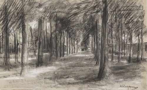 Laren, Holland - Brink (dorpsplein), Max Liebermann, ca 1897