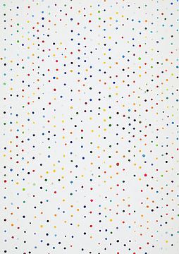 Abstract White Coloured Dots