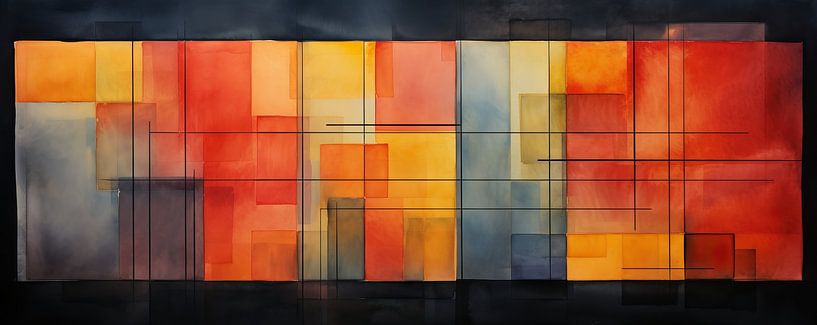 Abstrakter Expressionist 14988 von Abstraktes Gemälde