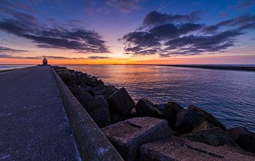 Sunset on the North Pier in March 2025 13 by peterheinspictures