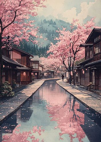 Japanese art print