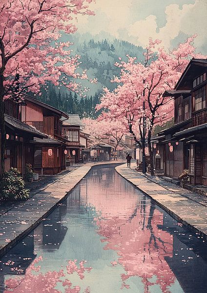 Japanese art print by Niklas Maximilian