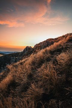 Sonnenuntergang über Hohneck von Ken Costers