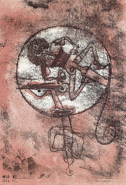 Paul Klee, The Lover, 1923, lithograph by Atelier Liesjes