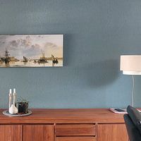 Klantfoto: Gezicht op Dordrecht vanuit het noorden, Aelbert Cuyp, op canvas