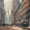Photo New York circa 1900 digital art (KI) by Classic PrintArt