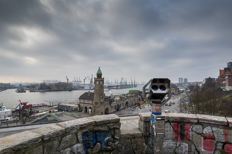 Hamburg Port St. Pauli Landing Bridges by Jürgen Schmittdiel Photography