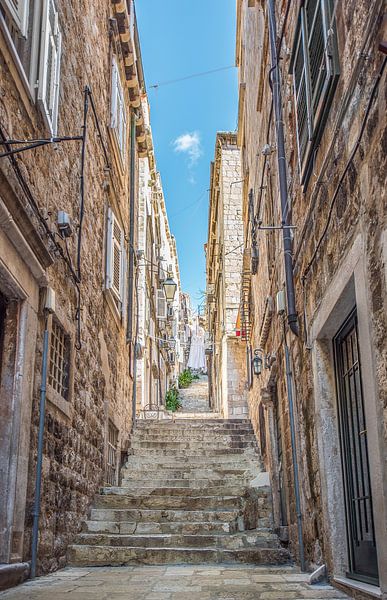 Straßen von Dubrovnik, Kroatien von Celina Dorrestein