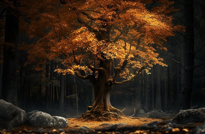 Märchenhafte Waldstimmung von fernlichtsicht