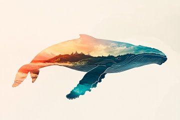 Himmel und Meer von Poster Art Shop