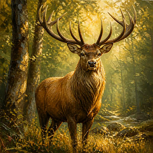 Wildtiere – Ungezähmte Anmut – Hirsch 3
