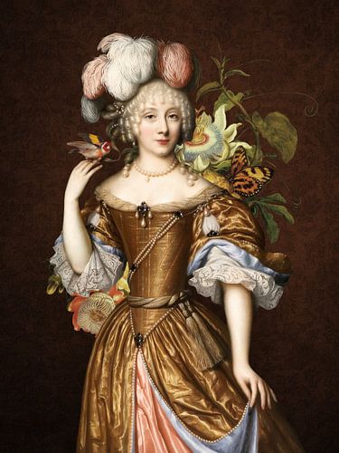 Lady and the Goldfinch von Marja van den Hurk