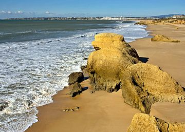 Algarve beach near Armacao de Pera by insideportugal