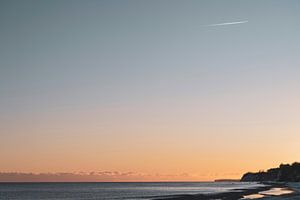 Pastellfarbener Sonnenuntergang auf Møn, Dänemark - Natur- und Reisefotografie