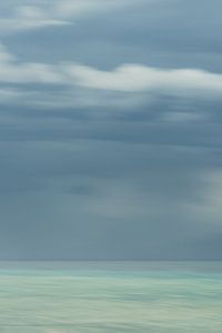 Bewolking aan de kust in Calabrië