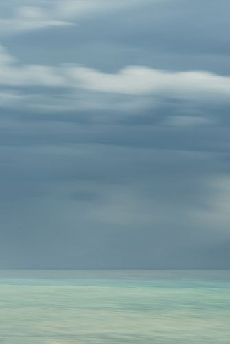 Bewolking aan de kust in Calabrië