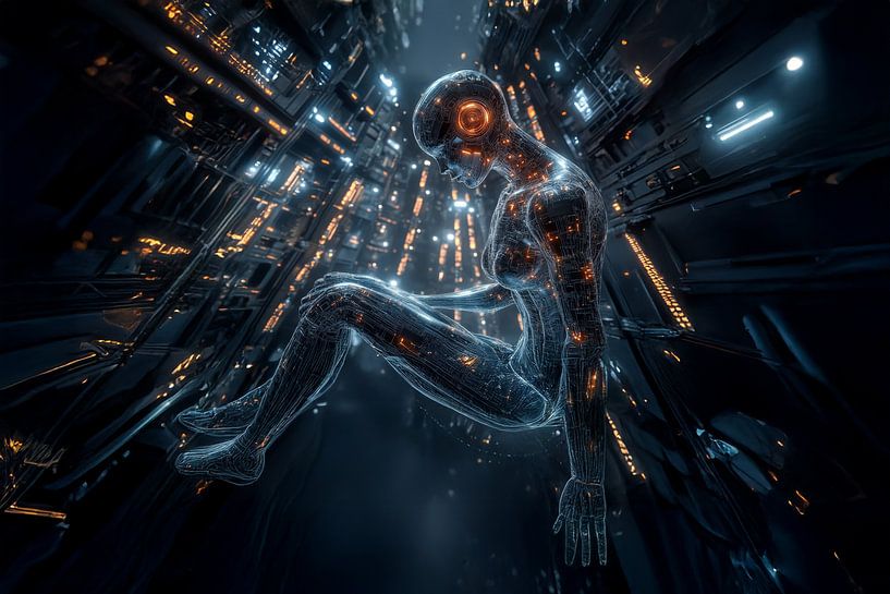 robot in digitale wereld van Egon Zitter