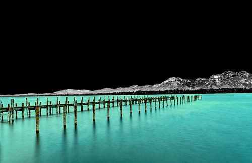 Chiemsee hoog groen donker