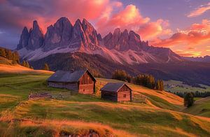Alpen im sommerlichen Glanz