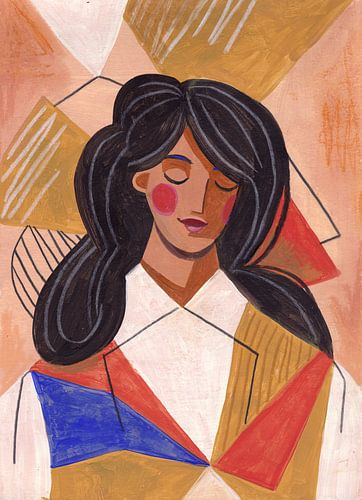 Woman in Thoughts