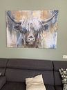 Klantfoto: Highland Cow I van Atelier Paint-Ing