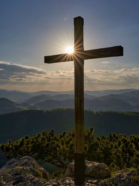 Summit cross in the Alps by WittholmPhotography