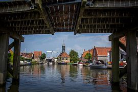 Sluis Hindeloopen fan uit binnenhaven von piet douma