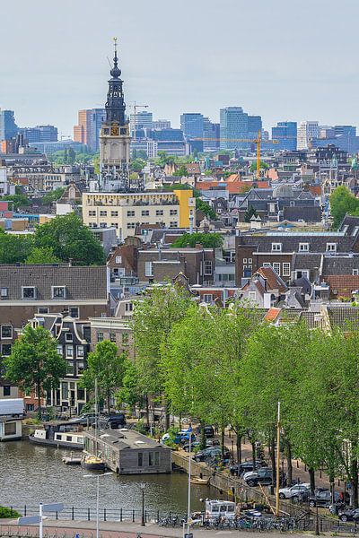 De oude- en de nieuwe stad van Foto Amsterdam/ Peter Bartelings