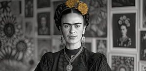 Frida Poster Kunstdruck von Niklas Maximilian