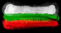 Symbolische nationale vlag van Bulgarije van Achim Prill thumbnail