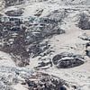 Photo abstraite d'un glacier sur le Mont Rainier sur Heidi Bol