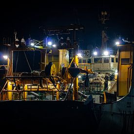 Chalutier SCH81 - Carolien dans la nuit sur BSO Fotografie