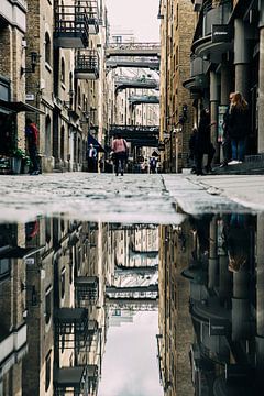 London spiegeling van Ron Van Rutten