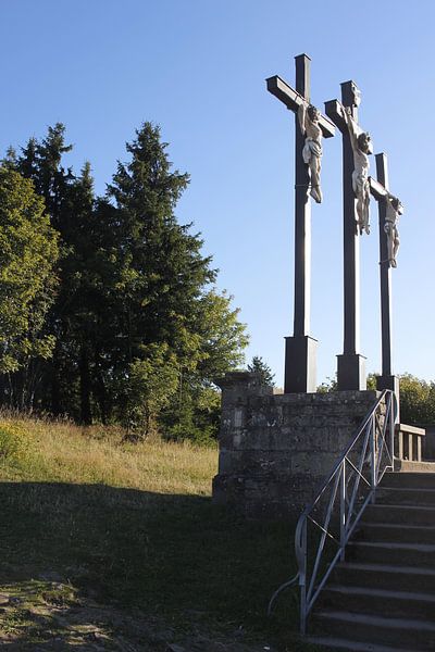 The 3 crosses on the Kreuzberg in the Rhön by Martin Flechsig