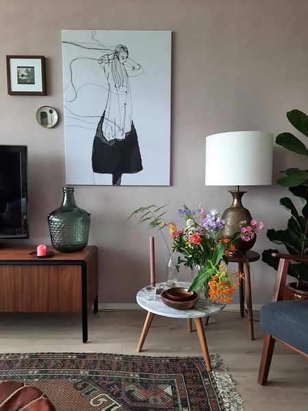 Customer photo: "Irrevocable by Kim Rijntjes, on canvas