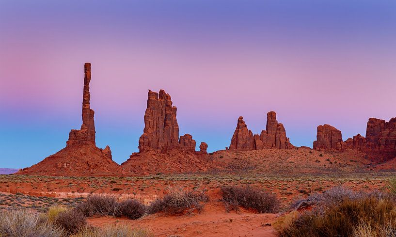 Der Totempfahl im Monument Valley, Vereinigte Staaten von Adelheid Smitt
