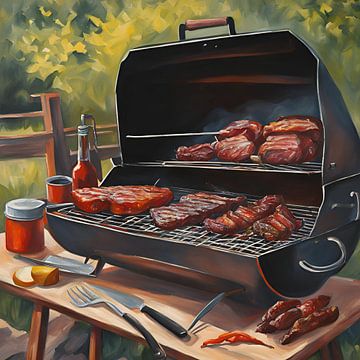 Best barbecue Meat on Table 4 van ComfortQ