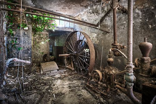 Urbex-Dampfmaschine
