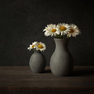 Stilleben mit Gänseblümchen von Ytje Veenstra